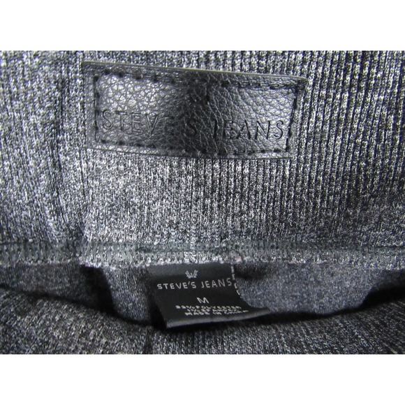 Steve's Jeans Men Gray Medium Drawstring Joggers - Picture 3 of 7